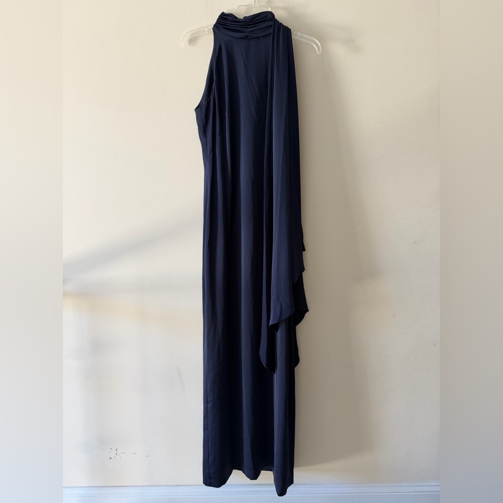 Vince Camuto Elegant Navy Blue Sleeveless Dress